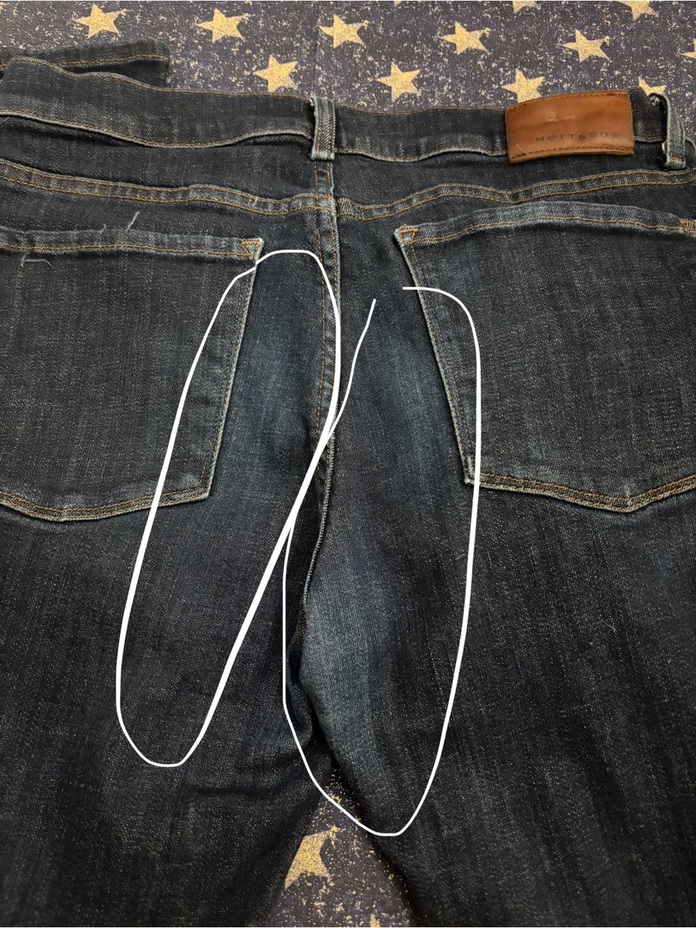 Mott & Bow Wooster Slim Stretch Jeans, 34/32 - Picture 11 of 11